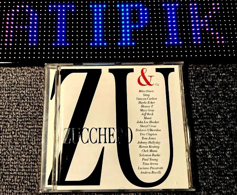 💕 Zucchero & Co - CD 18 Duos - Sting Miles Davis Clapton Hallyday